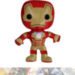 I r o n M a n : P o p ! Plushies Vinyl Figurine Bundled with 1 Comics Theme Compatible Trading Card (03126) I r o n M a n : P o p ! Plushies Vinyl Figurine Bundled with 1 Comics Theme Compatible Trading Card (03126)